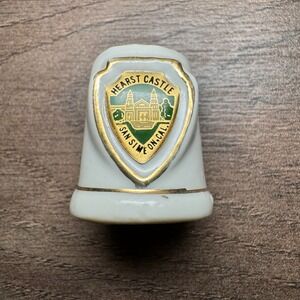 Hearst Castle Thimble Vintage Souvenir Collectible